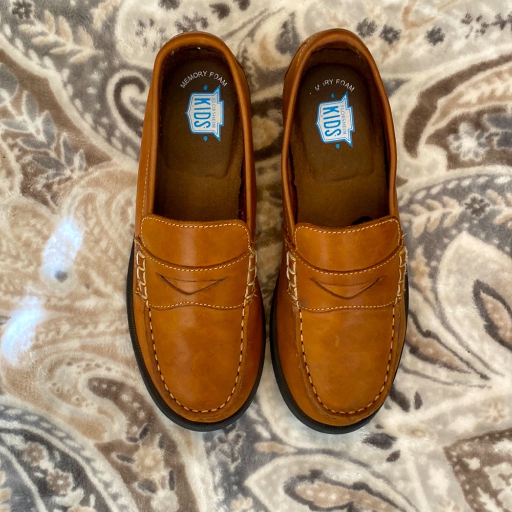 Florsheim Kids Memory Foam Loafers (Brown)